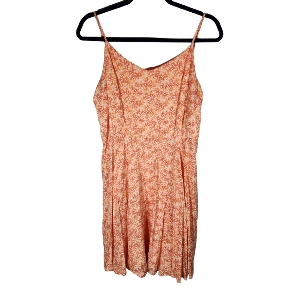 Old Navy Floral Dress Size XL Orange